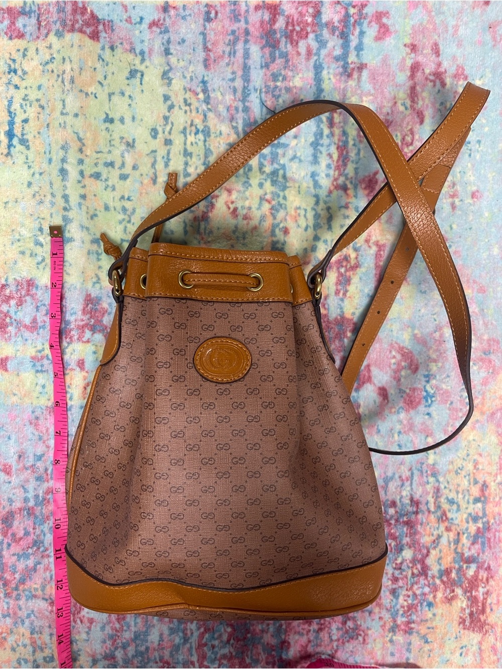 Mickey Mouse Brown Drawstring Backpack - Picture 5 of 8